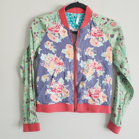 Matilda Jane 435 Camp Cabin Night Floral Jacket - Picture 1 of 6